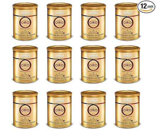 LAVAZZA Oro Espresso Tin 12 Count, 8.8 OZ