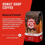 Load image into Gallery viewer, Fire Department Coffee - Gives Back to Firefighters - Sweet &amp; Smooth Donut Shop Coffee Beans - Medium Roast - Roasted in the USA - Veteran Owned - 12 oz