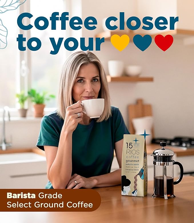 Colombian Ground Coffee Medium Dark Roast Low Acid Smooth Bold Rich Taste With Chocolate Sweet Notes Arabica Single Origin High Altitude Fresh Roasted Premium Espresso Gift Artisan Gourmet Flavor 12oz