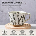 Load image into Gallery viewer, Ceramic Coffee Mug, 12 oz Novelty Unique Teacup with Handle, Stoneware Cup for Tea Mocha Latte Cappuccino Espresso (Butterfly)
