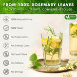 Load image into Gallery viewer, FreshDrinkUS, Premium 40 Rosemary Leaf Tea Bags, 100% Natural and Pure Rosemary Dried Leaves, Pure Herbal Tea, No Additives, No Caffeine, No Gluten, Vegan.