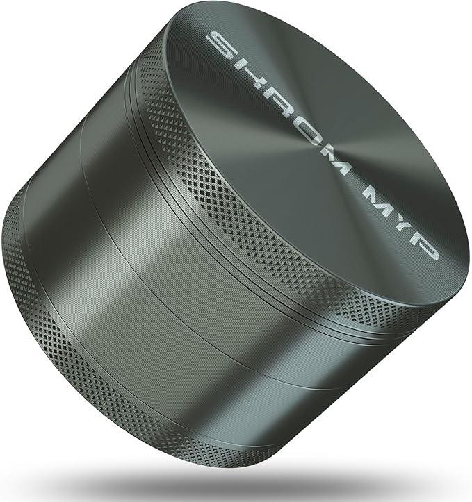 Grinder, Large 3.0” Kitchen Tools Aluminum Metallic Gray