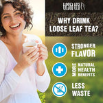 Load image into Gallery viewer, Tiesta Tea - Cranberry Hibiscus Rooibos Tea, Fireberry, Loose Leaf, Herbal Blend with Hibiscus, Cranberry, Currants, Rooibos, Enjoy Hot or Iced, 200 Cups in Resealable Pouch, 16 Ounce