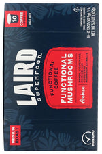 Load image into Gallery viewer, Laird Superfood K-Cups with Functional Mushrooms – Medium Roast, 10ct - Made with Organic Extracts of Chaga Mushrooms, Lion’s Mane, Maitake, and Cordyceps Functional Mushrooms