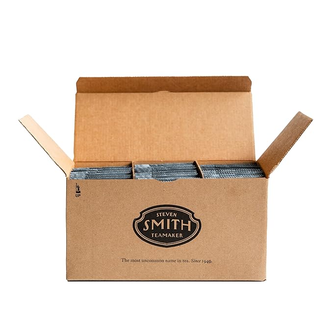 Steven Smith Teamaker Black Lavender No. 14, Lady Grey, Caffeinated, Sugar-Free, Sustainably Grown Full Leaf, Plant Based Black Tea Bags, 36 Sachets, 1.32oz each