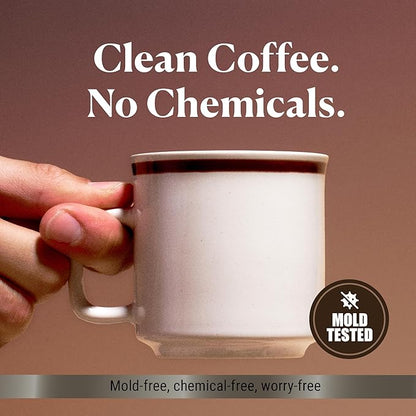 COFFREE Organic Instant Coffee Packets - 0% Decaf Convenient Coffee Sticks, Mold Free, Low Acid Arabica Beans for On-the-Go Energy - Hot or Cold Balanced Taste Single Serve Travel Packets 24 Count