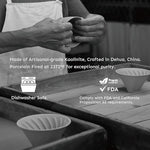 Load image into Gallery viewer, Palatti Universal Pour Over Coffee Drippers (Set of 3), Porcelain Ceramic Pour Over Coffee Maker Set, Adapt to All Paper Filters, Interchangeable Design Brings 11 Brewing Profiles, 1-4 cups