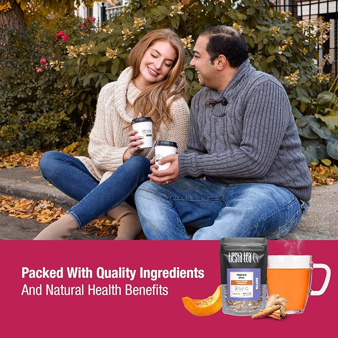 Tiesta Tea - Fall Medley Tea Sampler Dry Flight Set, Loose Leaf, No Caffeine, Makes Hot & Iced, Assorted Brew Sets with Herbal, Black, Fruit, Chai Blend & More, 9 Resealable Sample Pouches