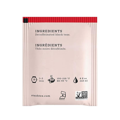 Stash Tea Decaf English Breakfast Black Tea, Box of 100 Tea Bags
