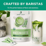 Load image into Gallery viewer, Jade Leaf Organic Matcha Latte Mix - Cafe Style Sweetened Blend - Sweet Matcha Green Tea Powder - 100ct Single Serve Stick Packs
