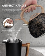 Load image into Gallery viewer, POLIVIAR Tea Kettle, Iron Grey Tea Pot Stovetop, 2.7 Quart Loud Whistling Coffee and Teapot, Food Grade Stainless Steel for Anti-Hot Handle and No-Rust, Suitable for All Heat Sources (JX2020-RB30)