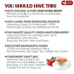 Load image into Gallery viewer, FreshDrinkUS, 16oz Premium Dried Hawthorn Berries – All-Natural, Non-GMO, Perfect for Tea, Smoothies, Baking &amp; Snacking – Healthy, Versatile Superfood