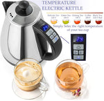 Load image into Gallery viewer, Mixpresso Electric Kettle Temperature Control, Hot Water Kettle Electric, Cordless 1 Liter Capacity, Keep Warm &amp; LED Indicator, Auto-Shutoff, Boil-Dry Protection, Stainless Steel Electric Kettle