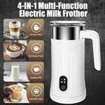 Load image into Gallery viewer, Milk Frother, 4-in-1 Milk Frother and Steamer, 10.1oz/300ml Automatic Hot and Cold Foam Maker and Milk Warmer, Electric Milk Frother for Coffee, Latte, Cappuccino, Matcha(White)
