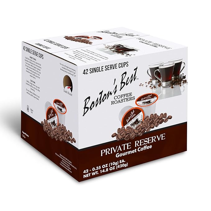 Boston's Best Single Serve K-Cup Coffee, Private Reserve, 42 Count (Compatible with 2.0 Keurig Brewers)