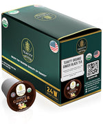Load image into Gallery viewer, Organic Ginger Tea Pods for Keurig with Unsweet Black Tea for K Cup Brewing - Ginger Black Tea by Teavity (24 Tea Pods)
