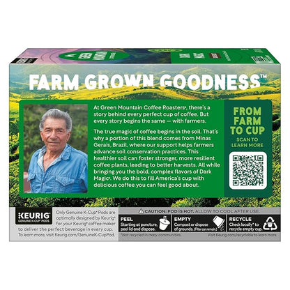 Green Mountain Coffee Roasters Dark Magic, Keurig Single Serve K-Cup Pods, Dark Roast Coffee, 60 Count, (6 Packs of 10)