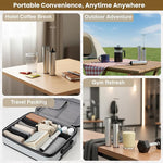 Load image into Gallery viewer, Rechargeable Milk Frother Handheld Electric Frother Wand Milk Foamer Drink Mixer for Coffee, Lattes, Cappuccino, and Egg, Stainless Steel for Travel-Silver