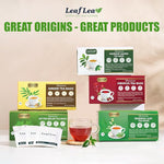 Load image into Gallery viewer, LeafLea 100% Pure Ginger Root Tea Bags – Spicy &amp; Warming Herbal Tea, Supports Digestion &amp; Immune Health, Individually Wrapped, Non-GMO, Caffeine Free, Sugar Free, No Gluten