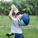 Load image into Gallery viewer, DOMICARE 16 oz Kids Water Bottle for School Stainless Steel Double Wall Vacuum Insulated Water Bottle with Straw lids &amp; Spout Lid, Leakproof BPA Free (White,8)