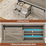 Load image into Gallery viewer, Itaar 39.4'' Lift Top Coffee Table with Storage, Farmhouse Coffee Tables for Living Room, Square Coffee Table with Large Hodden Compartment &amp; 2 Drawrs &amp; Adjustables Shelves (Gray)