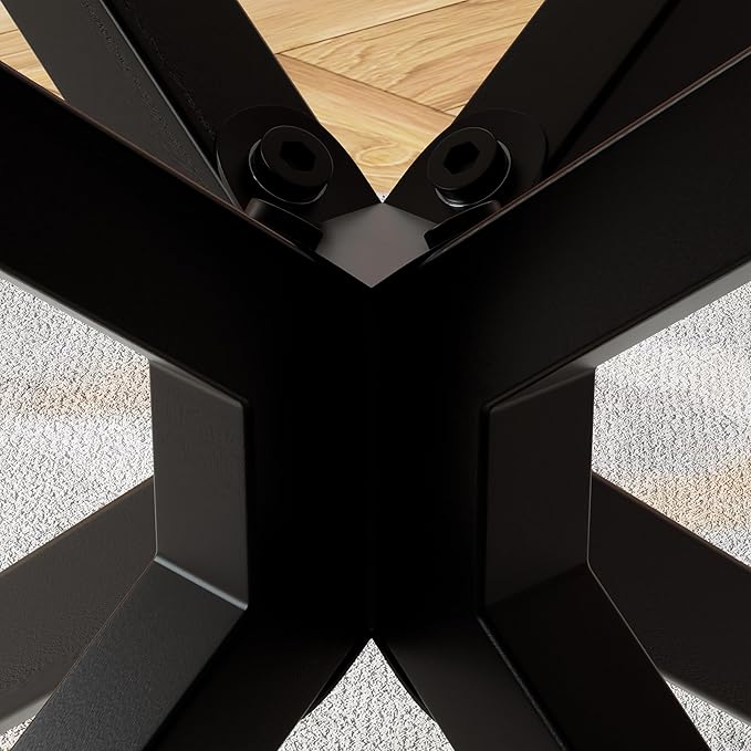 White Marble Coffee Table Modern Rectangular 40 Inch Living Room Table with Black Metal Legs Simple Stylish Center Table for Living Room Office