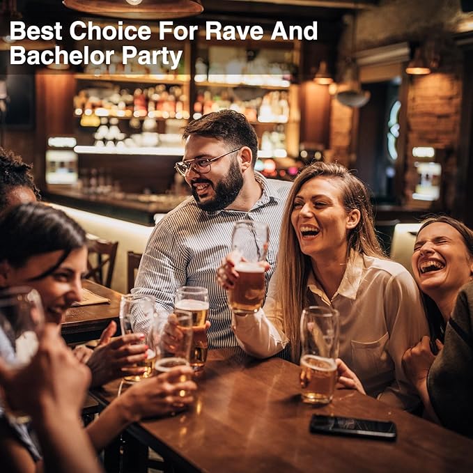 Ruckae 24 Pack 1.5 OZ Shot Glasses Set Crystal Shot Glass Bulk Clear Cone Shot Glasses for Vodka Tequila Whiskey Liquor