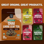 Load image into Gallery viewer, FGO Organic Chai Tea, 4 Ounce Loose Leaf, Resealable Bag, Packaging May Vary (Pack of 1)