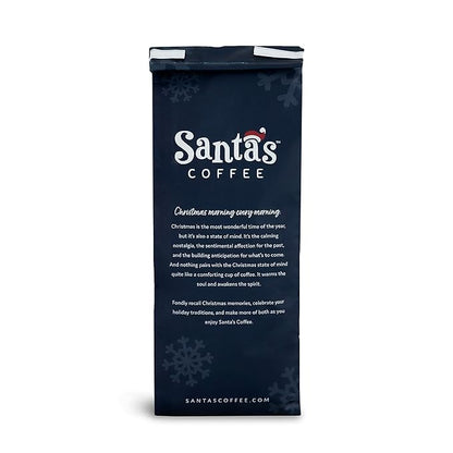 Santa's Coffee North Pole Blend, Medium Roast - Whole Bean, 16oz Bag, Holiday Seasonal Blend – Christmas Gift for Coffee Lovers