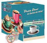 Load image into Gallery viewer, Double Donut Coffee Half Caff Coffee Pods, Single Serve Half Caffeine Coffee Pods For Keurig K Cup Brewers, Medium Roast, 20 Count