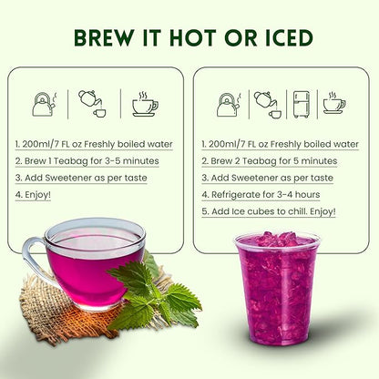 Attaya Hibiscus Tropical Herbal Tea Bags | Lowers Blood Pressure & Supports Heart Health | PCOS | Liver Health | Cholesterol | Antioxidants & Vitamin C | Caffeine Free | non-GMO | 100 Pyramid Tea Bags