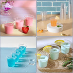 Load image into Gallery viewer, JOLLY CHEF 500 Pack Plastic Shot Glasses, 1 oz Clear Disposable Jelly Cups Reusable Perfect for Wine Tasting, Whiskey, Food Samples, Halloween, Thanksgiving Party, Wedding, Christmas