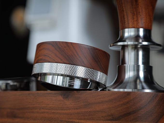 54mm Breville Espresso Accessories Kit 6 pcs 54mm Bottomless Portafilter, Spring Loaded Tamper, Coffee Distributor, Dosing Funnel,Puck Screen and Espresso Station Organizer Knock Box