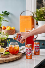 Load image into Gallery viewer, Rubro Rooibos Tea 6-Pack, Peach Iced Tea, Naturally Caffeine-Free, South African Iced Tea, Still, 6 x 300ml Cans