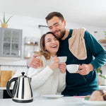 Load image into Gallery viewer, Mixpresso Electric Kettle Temperature Control, Hot Water Kettle Electric, Cordless 1 Liter Capacity, Keep Warm &amp; LED Indicator, Auto-Shutoff, Boil-Dry Protection, Stainless Steel Electric Kettle