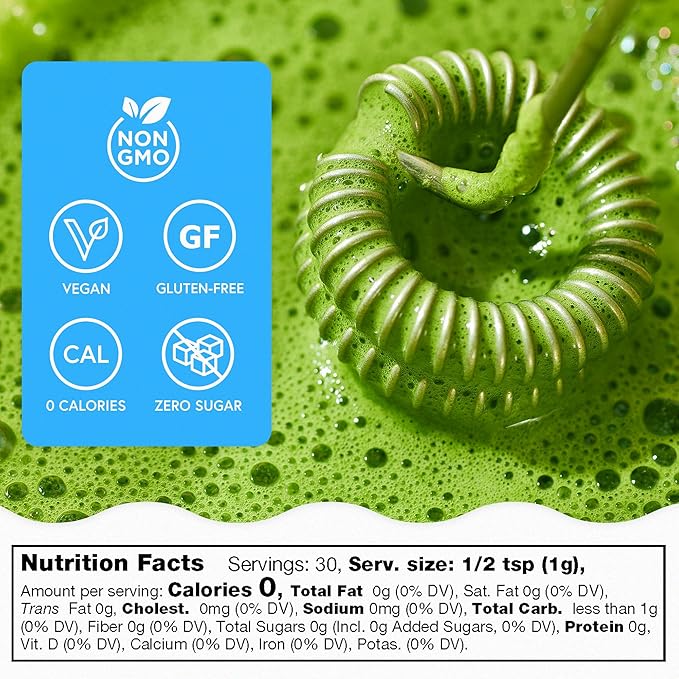 Matchabar Matcha Powder (200g) - Ceremonial Grade Authentic Japanese Matcha Green Tea Powder - Matcha Green Tea Powder Harvested in Japan - Matcha Tea Powder Latte - Zero Sugar, Vegan & 0 Calories