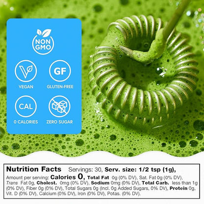 Matchabar Matcha Powder (200g) - Ceremonial Grade Authentic Japanese Matcha Green Tea Powder - Matcha Green Tea Powder Harvested in Japan - Matcha Tea Powder Latte - Zero Sugar, Vegan & 0 Calories