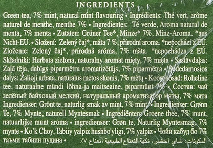 Ahmad Tea Green Tea, Green Tea Mint Teabags, 100 ct - Caffeinated and Sugar-Free (Pack of 3)
