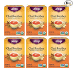 Load image into Gallery viewer, Yogi Tea Chai Rooibos Tea - 16 Tea Bags per Pack (6 Packs) - Spiced Organic Rooibos Tea - Provides Antioxidants - Caffeine-Free - Includes Cardamom, Cinnamon, Ginger &amp; Clove