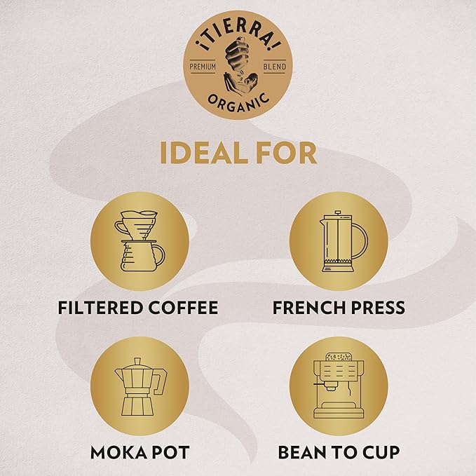 Lavazza Organic Light Roast Arabica Coffee Blend, USDA/Canada Organic Certified, 2.2 Lb