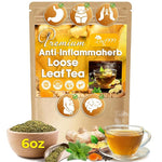 Load image into Gallery viewer, TOG999, 6oz/100 cups Anti-Inflammaheb Loose Leaf Tea | 100% Natural Blend of Ginger, Turmeric, Peppermint, Black Pepper &amp; Cinnamon | Caffeine-Free, Sugar-Free, Gluten-Free, Vegan, Handcrafted
