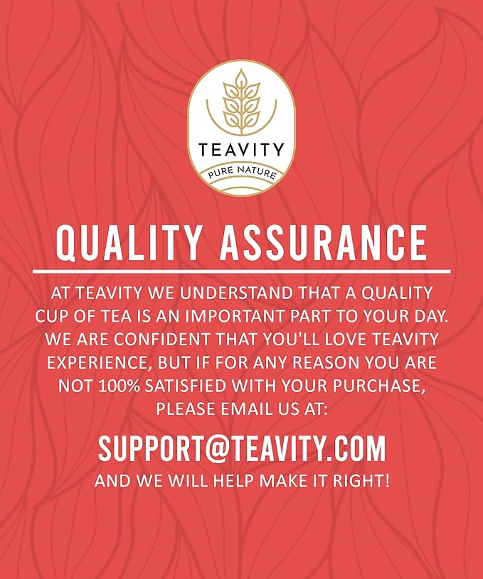 Organic Raspberry Apple Black Tea Pods for Keurig - Naturally Caffeinated Fruit Tea by Teavity (24 Tea Pods)