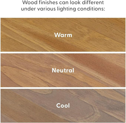 Plank+Beam Solid Wood Console Table, 46.25 Inch, Sofa Table, Narrow Entryway Table for Hallway, Behind The Couch, Living Room, Foyer, Easy Assembly, Pecan