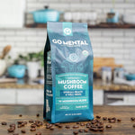 Load image into Gallery viewer, Organic 14 Mushroom Coffee Blend Dark Roast, Organic Lion's Mane, Chaga, Red Reishi and more, Chocolate Notes, Enhances Overall Health, Immune Support And Wellbeing, Ground 12 oz Bag