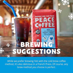 Load image into Gallery viewer, Peace Coffee Yeti Cold Brew Blend | 20 oz Medium Roast Whole Bean | Organic Fair Trade | Smooth, Rich Flavor | Shade Grown, Fresh Roasted