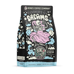 Load image into Gallery viewer, Bones Coffee Company Cookies 'N Dreams Cookies and Cream Flavored Coffee, Medium Roast Low Acid Arabica Beans Compatible with Auto drip and French Press Coffee Maker, 12 Oz Ground
