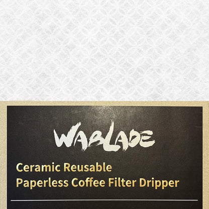 Ceramic Reusable Coffee Filter Pour Over Dripper Paperless Sustinable ekubo 1-4 Cup Made in Japan (Pink)