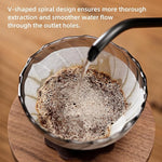 Load image into Gallery viewer, Bincoo Pour Over Coffee Maker Set - 500ML Glass Coffee Server Coffee Carafe with Walnut Dripper and 50PCS Paper Filter, Drip Coffee Maker Set for Home Café Restaurant