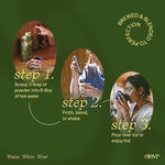 Load image into Gallery viewer, Clevr Blends Pistachio Matcha SuperLatte, Organic Ceremonial Grade, Instant Superfood Powder Blend with Lions Mane, Reishi Mushroom, Coconut Cream, Oat Milk, Ashwagandha, Serve Hot or Iced (14 Lattes)