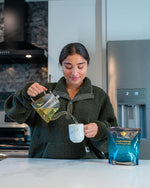 Load image into Gallery viewer, Japanese Sencha Green Tea, Organic Loose Leaf Sencha Tea – Antioxidant &amp; Detox Support – Refreshing Hot or Iced Green Tea – 4 oz Resealable Bag (Makes 50 Cups) – The Elegant Elephant